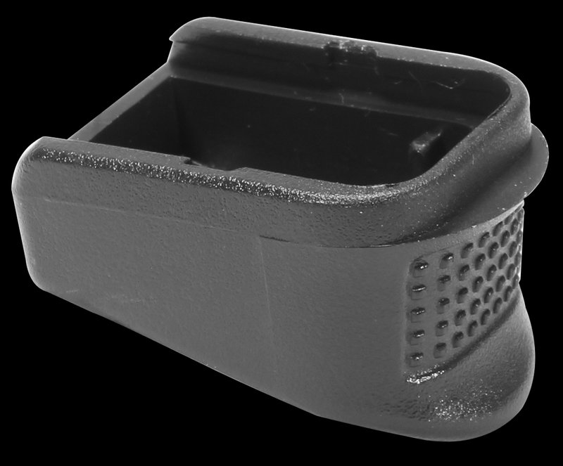 Pachmayr Grip Extender Base Pad Glock 26/27/33/39 Black Polymer