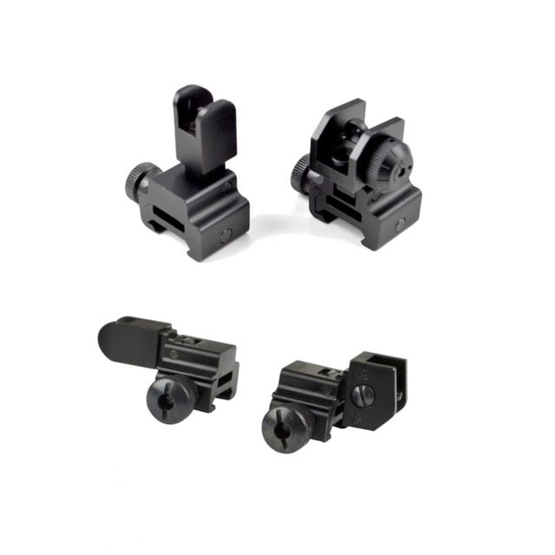 Sniper Top Mounted Deployable Front and Rear Sight