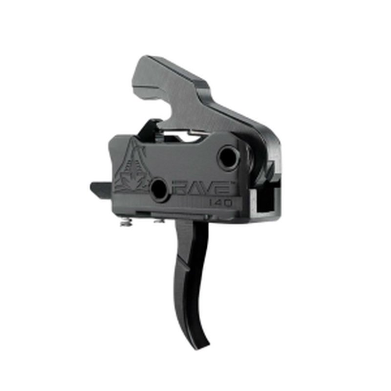 Rise Armament Rave 140 Single Stage AR Rifle Trigger 3.5 lb Curved Black