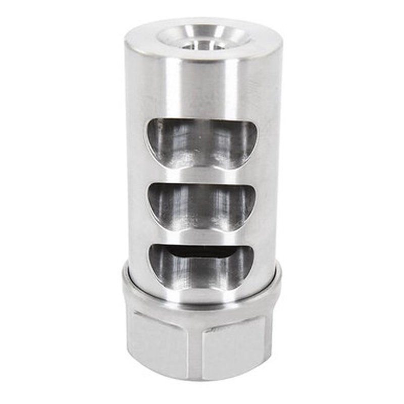 American Precision Arms APA Gen II Little Bastard Muzzle Brake 18x1.5 TPI 30 Cal Stainless Steel