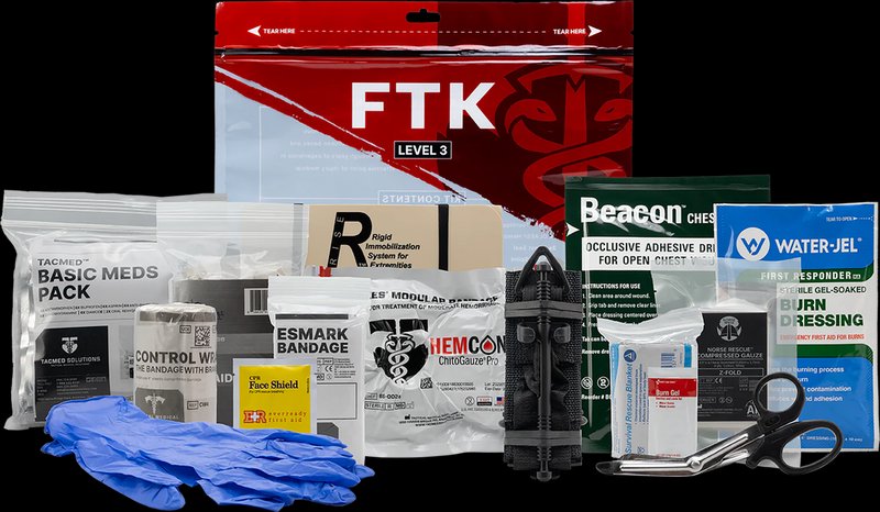 Tacmed Solutions Field Trauma Kit Level 3 With Tourniquet Chest Seal 800118