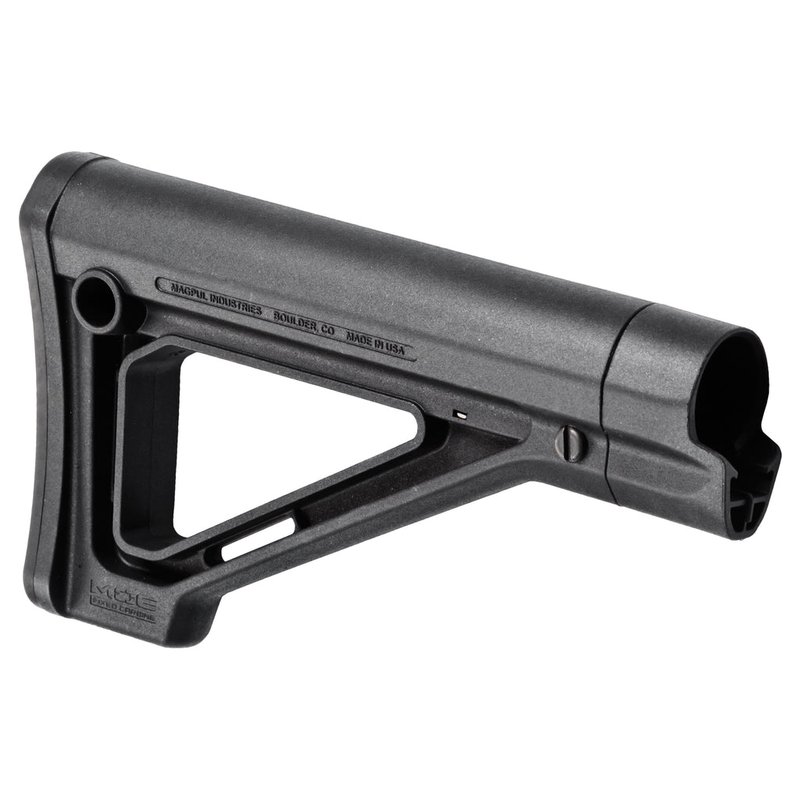 Magpul MOE Fixed Carbine Stock Mil-Spec Black Polymer 12.2 in LOP MAG480-BLK