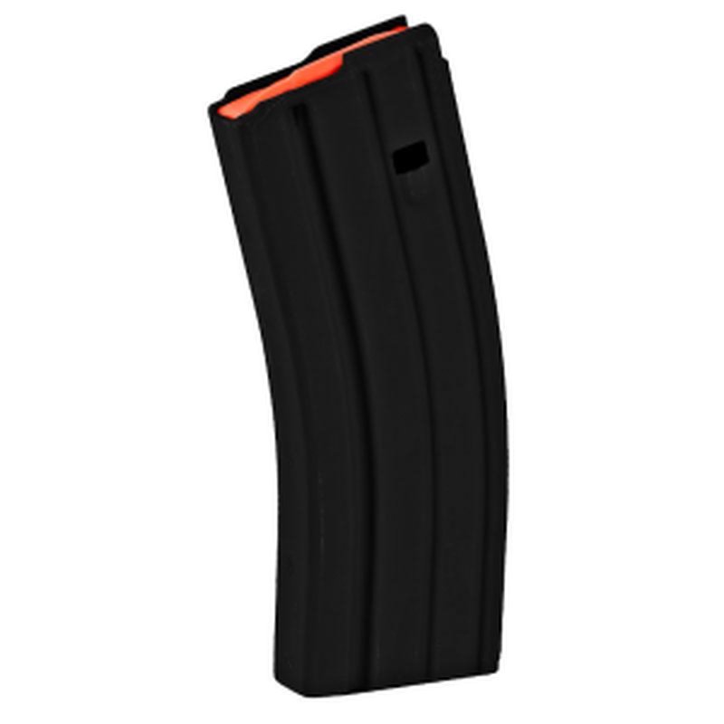 ASC AR-15 Magazine .223 Remington Black Aluminum with Orange Follower 30rd