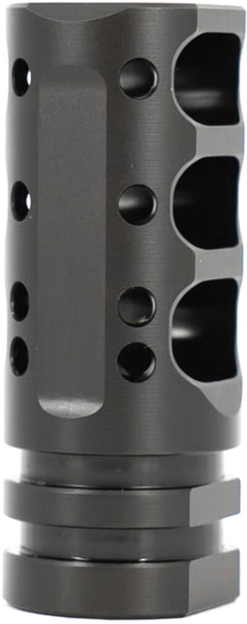 Andro Corp Industries RRD GEN2 Triple Port Muzzle Brake 5.56mm, 1/2 x 28 Threads, Black Nitride