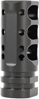Andro Corp Industries RRD GEN2 Triple Port Muzzle Brake 5.56mm, 1/2 x 28 Threads, Black Nitride