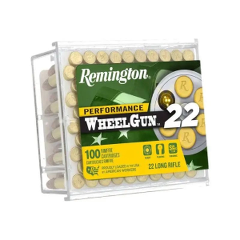 Remington 22LR 39GR WheelGun TCLD Subsonic 100 Rounds Ammunition