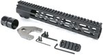 AT3 Tactical SPEAR M-LOK Free Float Handguard 12in - Black, AR-15