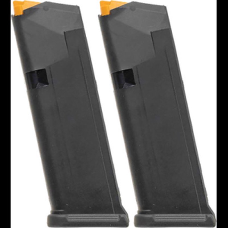 XTech Tactical Steel Reinforced 15rd 9mm Glock 19 Magazine (Black)