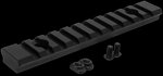 Tacfire M-LOK 5 Inch Picatinny Rail 11 Slots Black Anodized