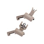 Troy SSIGNCNSTBT1 BattleSight Micro Set M4 Front/DOA Rear Weapons w/Raised Top Rail Picatinny Mount Aluminum Black