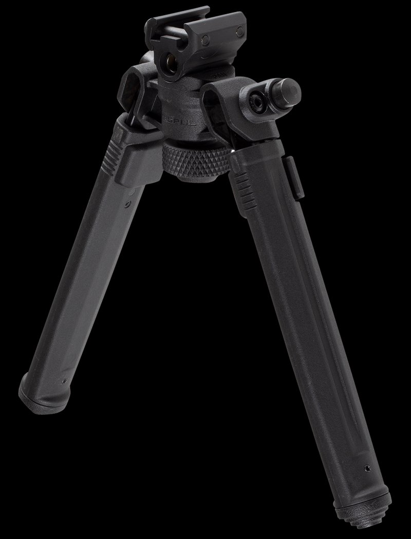 Magpul MAG941BLK Bipod for 1913 Picatinny Rail – 50° Tilt, 40° Pan, 6.3–10.3 in Height