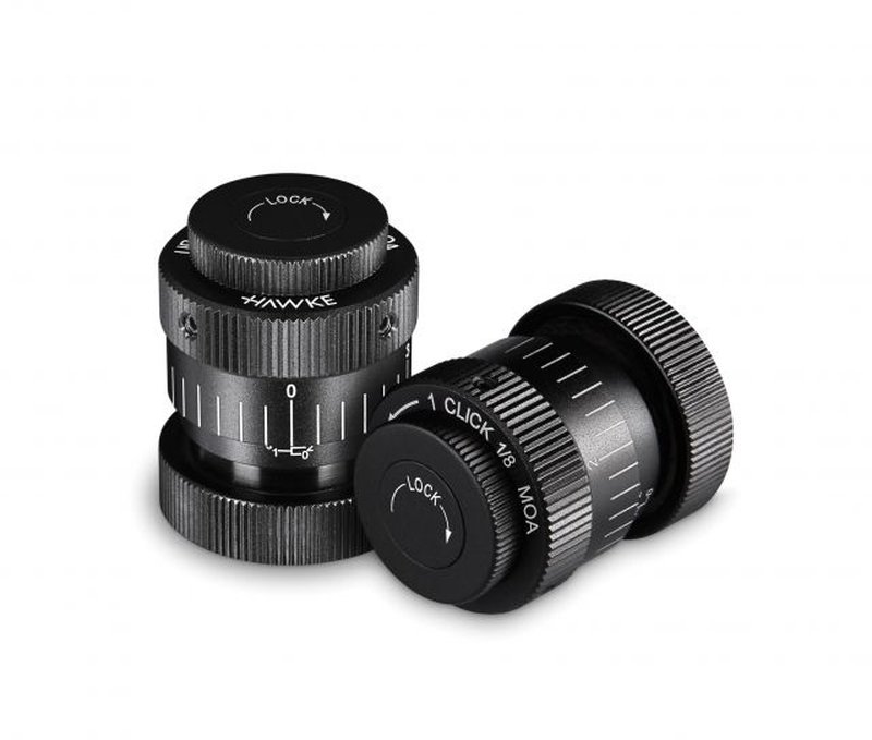 Hawke Sport Optics Interchangeable Rifle Scope Turrets (Black)