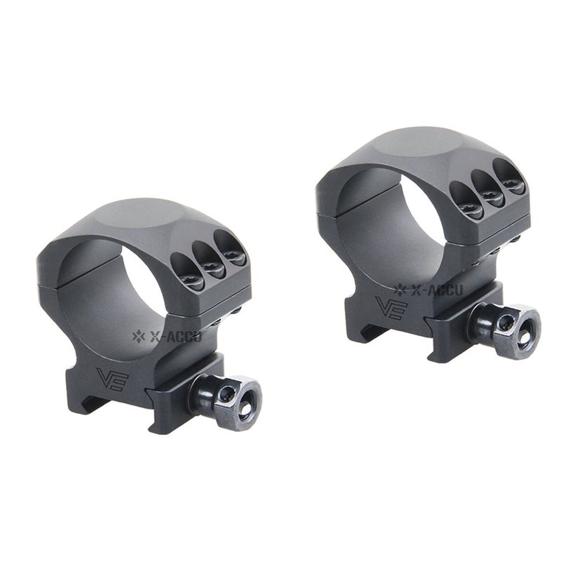 Vector Optics 30mm X-Accu 1 Inch Low Profile Picatinny Scope Rings