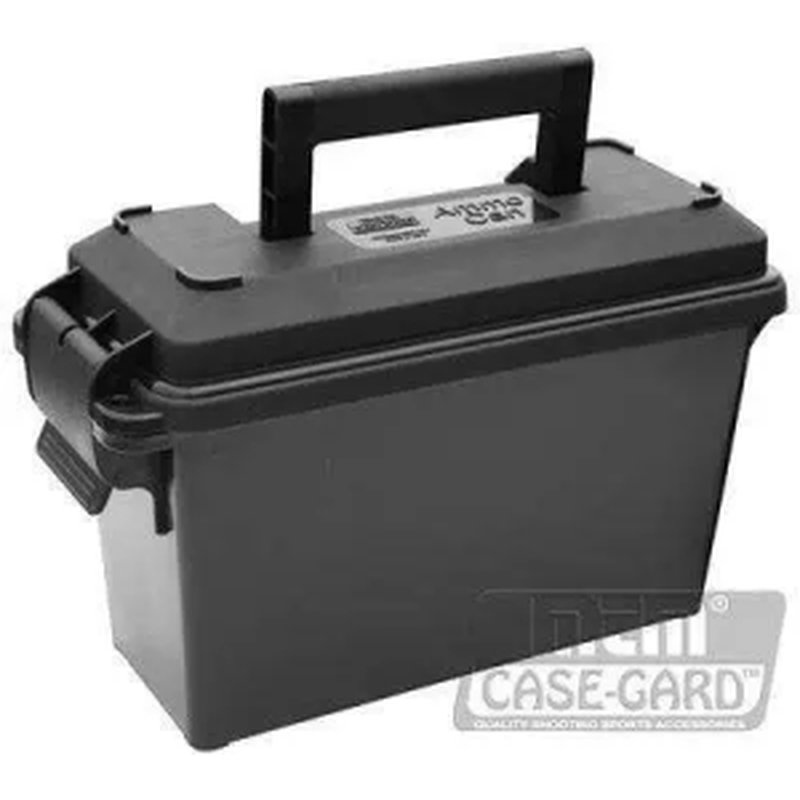 MTM Ammo Can Tall Black Lockable .30 Caliber Ammunition Storage