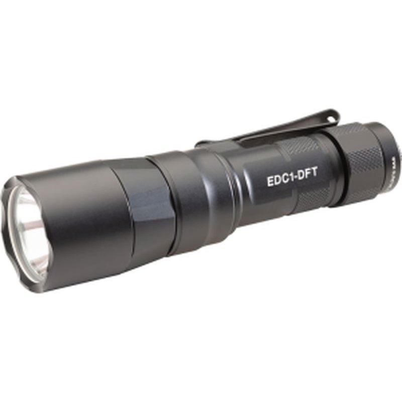 SureFire EDC1DFTBK EDC1-DFT Black Anodized White LED 25/350/650 Lumens