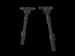 Leapers Recon Flex II M-LOK Bipod Aluminum 7.1–9.1 in Black Anodized