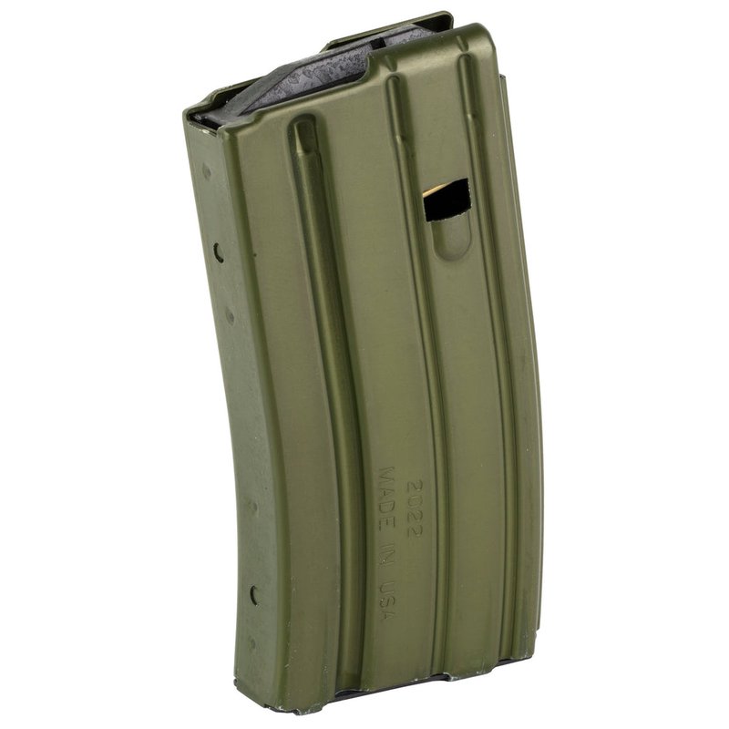 DURAMAG AR-15 Magazine 20 Round 5.56 NATO .223 Remington OD Green Black Follower