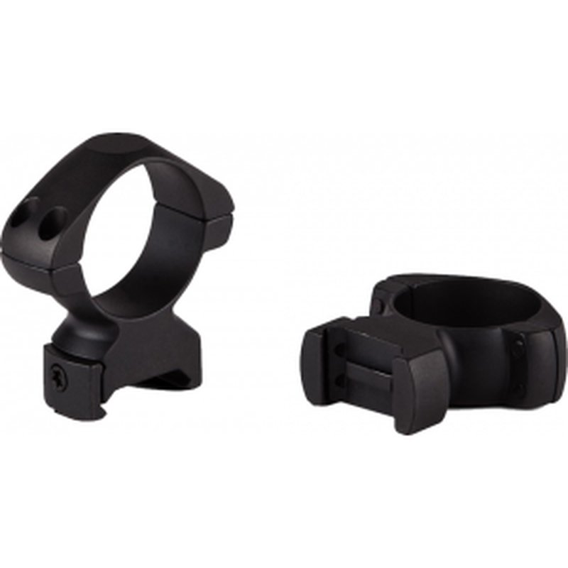 Konus 7400 Scope Ring Set For Rifle Picatinny/Weaver High 1" Tube Matte Black Steel