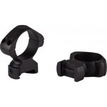 Konus 7400 Scope Ring Set For Rifle Picatinny/Weaver High 1" Tube Matte Black Steel