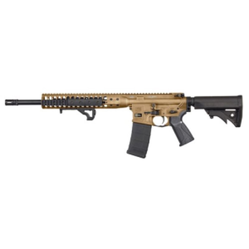 LWRC DI 300 AAC Blackout 16.1" 30rd Semi-Auto AR15 Rifle w/ Spiral Fluted Barrel | Burnt Bronze