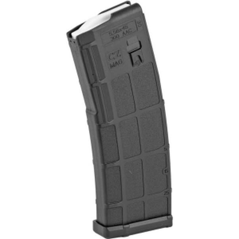CZ Bren 2 Magazine 11387, 30-Round Polymer Black Windowed, Compatible with Bren 2 Platform