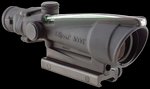 Trijicon 100149 ACOG Black Hardcoat Anodized 3.5x35mm Illuminated Green Chevron BDC Reticle