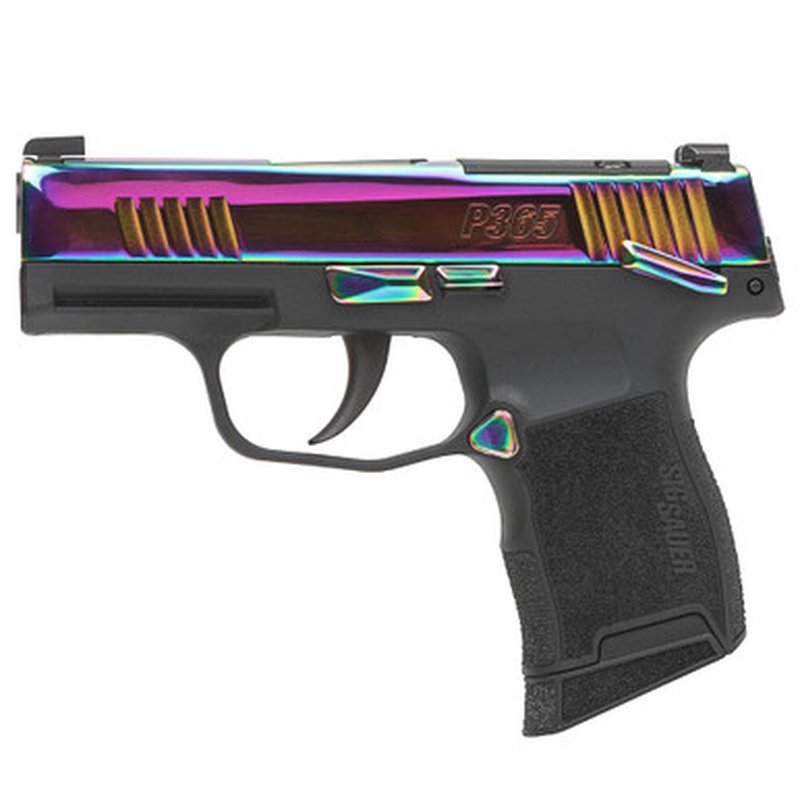 Sig Sauer P365 Pistol .380 ACP Rainbow Titanium Slide
