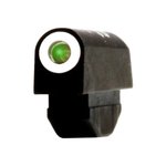 XS Sights RV0001N4 Standard Dot Night Sight Tritium Green with White Outline Front Black Frame for Ruger SP101, S&W J Frame