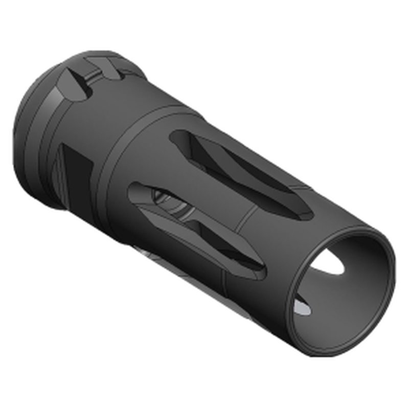 B&T Flash Hider Suppressor Mount for Surefire 5.56x45mm 1/2-28 Threaded Steel Black