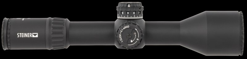 Steiner T6Xi 3-18x56mm FFP Riflescope SCR2 MIL Illuminated Reticle 34mm Tube Black