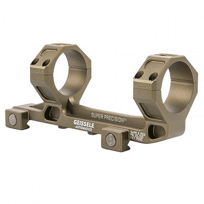 Geissele 34mm Super Precision Scope Mount Desert Dirt (Mark 6) for SR-25