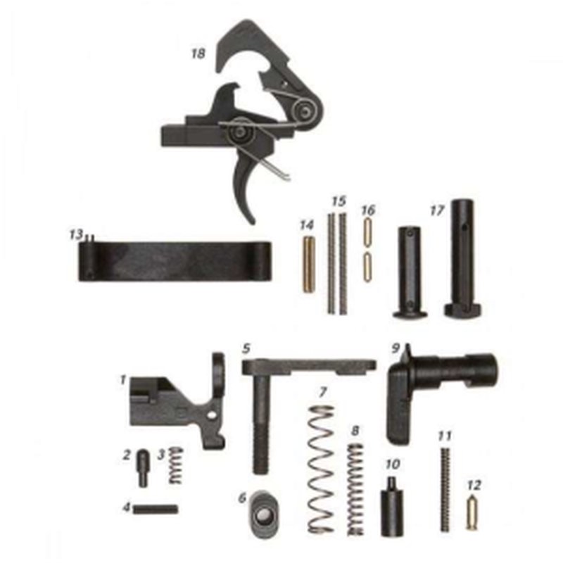 ALG Defense AR-15 Lower Parts Kit w/ QMS Trigger (ALG LPK)