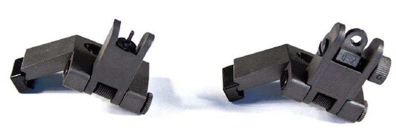 JE Machine Offset Flip-Up Sight Set AR-15 Polymer