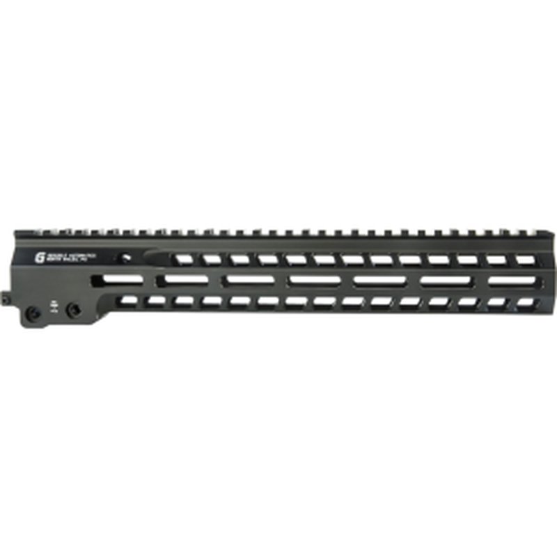 Geissele Automatics 05573B Super Modular Rail MK14 13.50" M-LOK, Black Aluminum for AR Platform, Barrel Nut Included