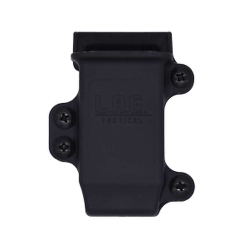 LAG Tactical M.C.S. Pro Series Single Pistol Magazine Carrier 9mm/.40 Black MCSP01