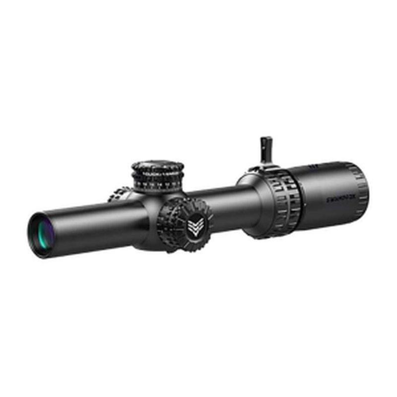 Swampfox Arrowhead 1-8x24mm SFP IR Guerrilla Dot BDC Red Reticle Black