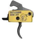 BHA Precision AR-15 Drop-In 3.5 lb Golden Hawk Single Stage Curved Trigger
