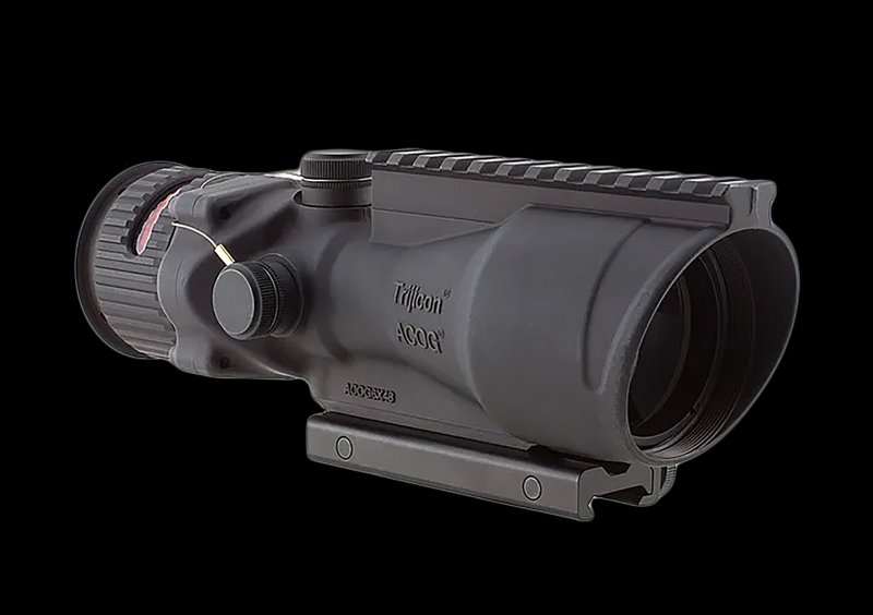 Trijicon ACOG TA648-308H 6x48 Illuminated Red Horseshoe BAC Reticle Matte Black TA75 Mount