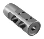 Shaw Titanium Muzzle Brake 1/2x28 Threads Gray
