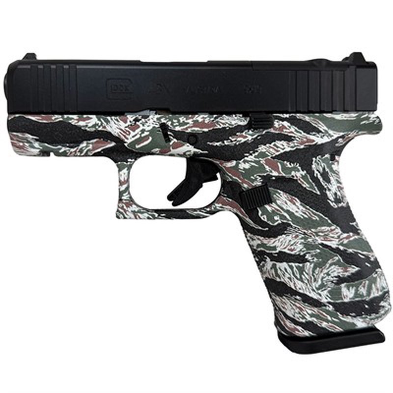 Glock 43X MOS 9mm 3.41" Barrel (2) 10rd Mags Black Tiger