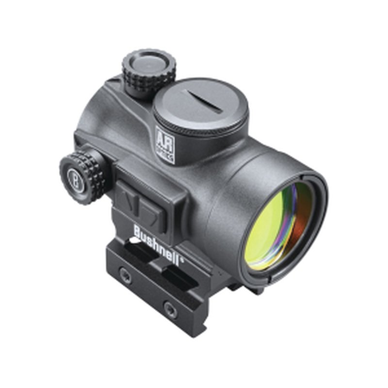 Bushnell AR Optics TRS-26 Red Dot Sight 1x26mm 3 MOA Dot with Integral Hi-Rise Weaver-Style Mount Matte Black