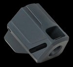 Faxon Firearms EXOS-515 Pistol Compensator 9mm SIG 1/2x28 Thread Black