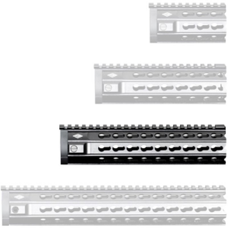 YANKEE HILL MACHINE COMPANY KR7 Handguard 9.29" MidLength Black KeyMod Slots