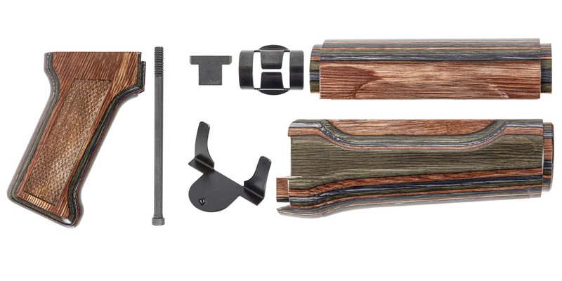 Soviet Arms Krink Voodoo Wood Furniture Set AR Krink Handguards & Grip