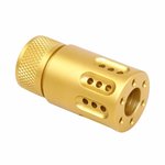 Guntec USA AR 9mm Mini Slip Over Barrel Shroud w/Multi Port Muzzle Brake Gold