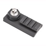 Accu-Tac Sling Stud Rail Adapter Matte Black Picatinny Bipod Rail