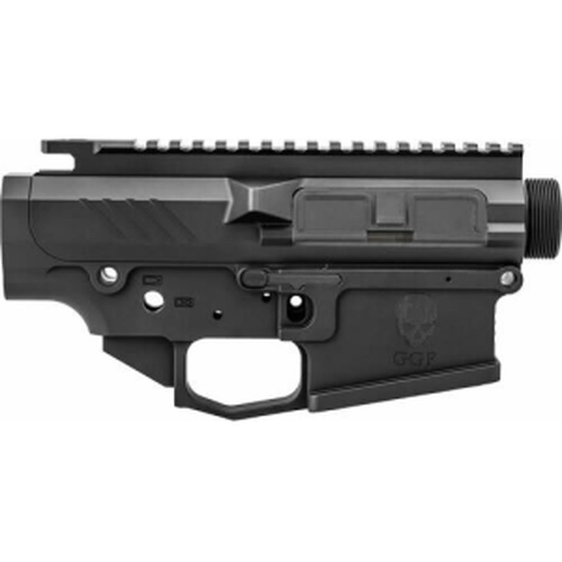 Grey Ghost Precision GGP-S-Heavy-RCVR Ghost Prec MKII AR10 RCVR SET Billet w/BOLT Release Black