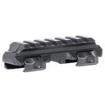Reptilia 100271 RMU Mount 6-Slot Picatinny Rail Mount 0.625" Height Black