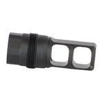 FPM Spleen 5.56mm Muzzle Brake/Comp 1/2x28 Black DLC SSPL-556-12X28