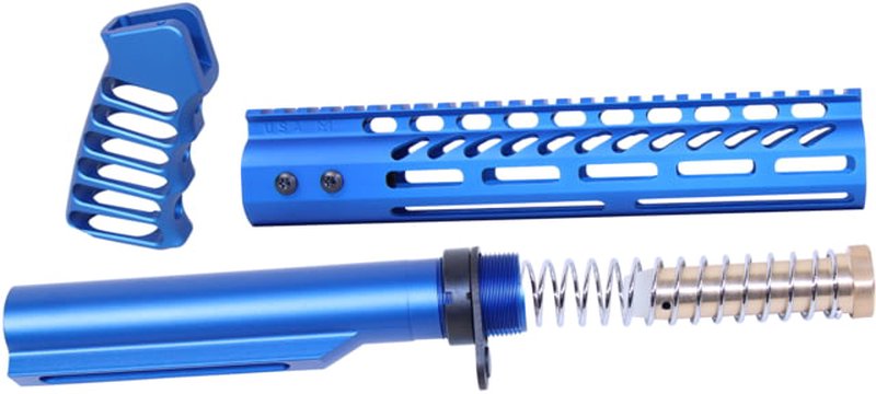 Guntec USA AR-15 10in Pistol Brace Build Kit w/ Mil-Spec Buffer Tube